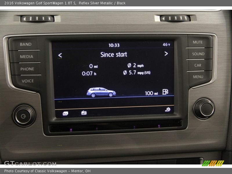 Controls of 2016 Golf SportWagen 1.8T S