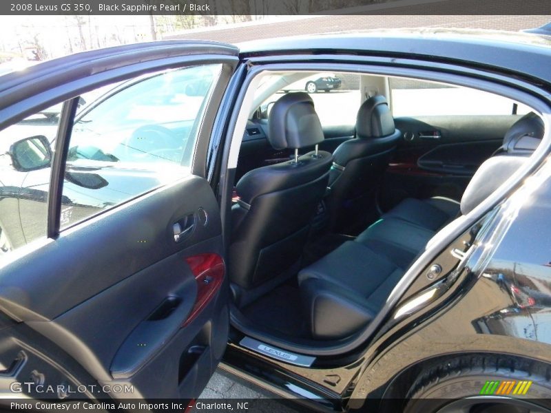 Black Sapphire Pearl / Black 2008 Lexus GS 350