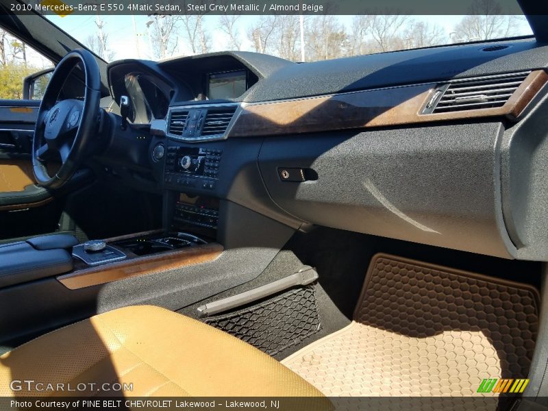 Steel Grey Metallic / Almond Beige 2010 Mercedes-Benz E 550 4Matic Sedan