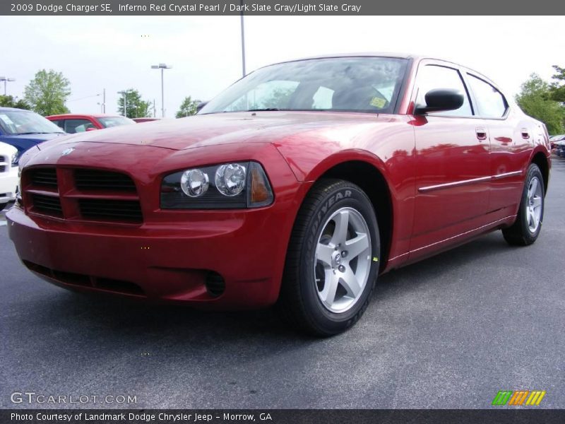 Inferno Red Crystal Pearl / Dark Slate Gray/Light Slate Gray 2009 Dodge Charger SE