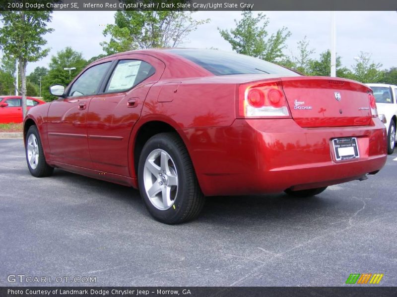 Inferno Red Crystal Pearl / Dark Slate Gray/Light Slate Gray 2009 Dodge Charger SE