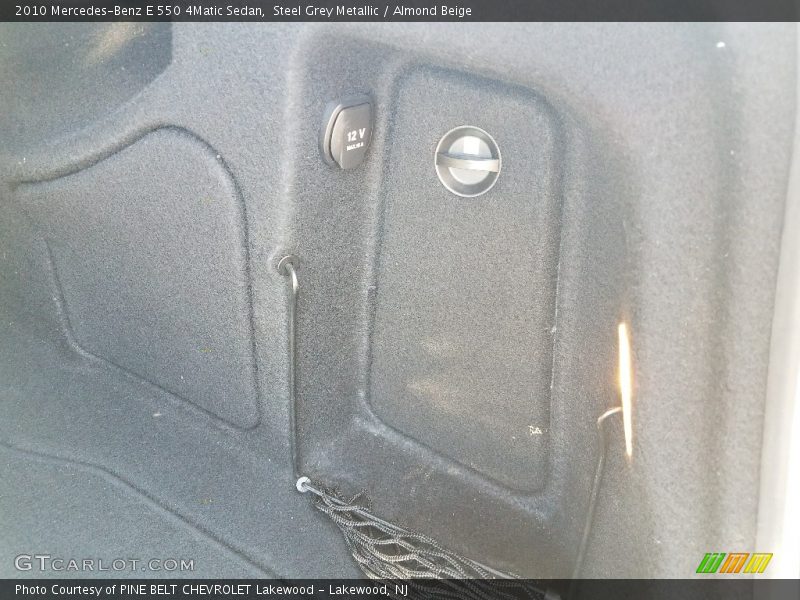 Steel Grey Metallic / Almond Beige 2010 Mercedes-Benz E 550 4Matic Sedan
