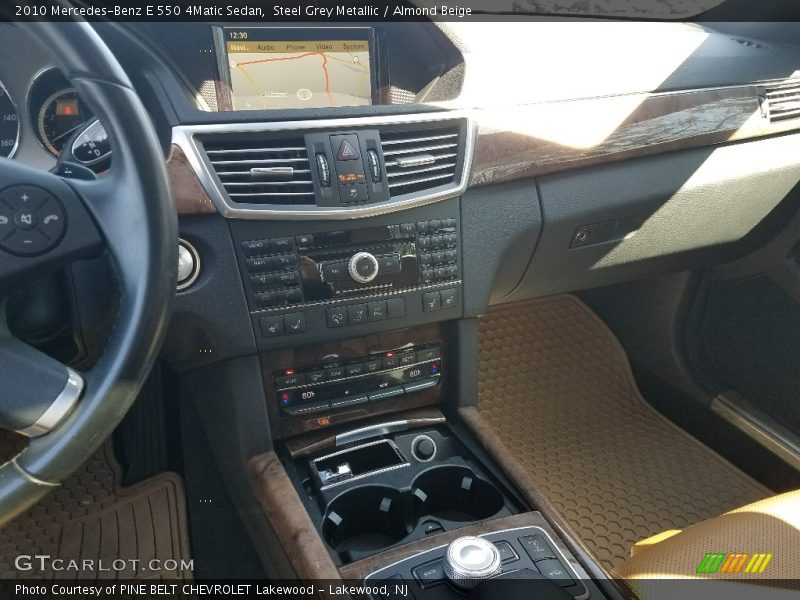 Steel Grey Metallic / Almond Beige 2010 Mercedes-Benz E 550 4Matic Sedan