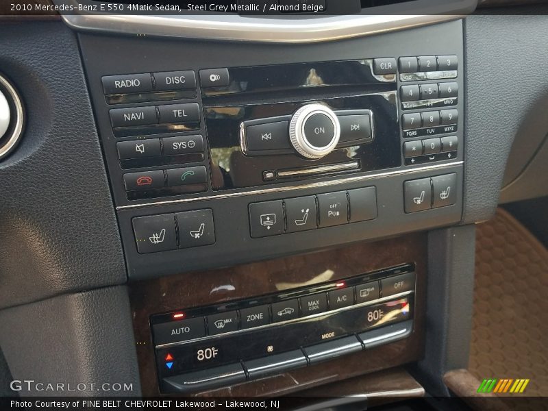 Steel Grey Metallic / Almond Beige 2010 Mercedes-Benz E 550 4Matic Sedan