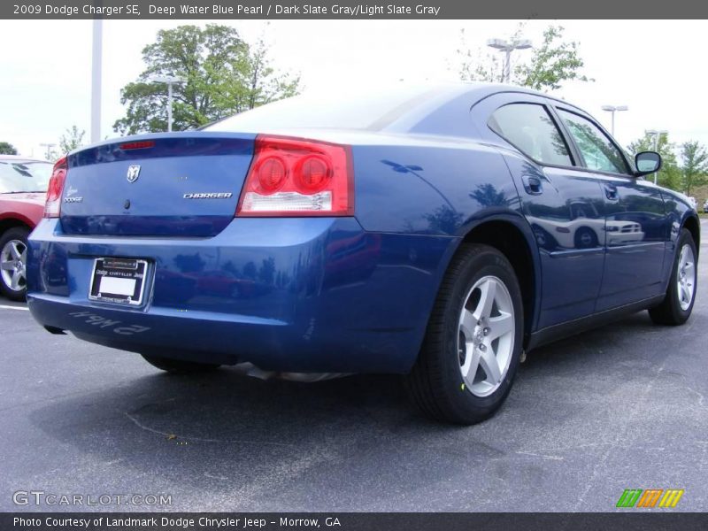 Deep Water Blue Pearl / Dark Slate Gray/Light Slate Gray 2009 Dodge Charger SE