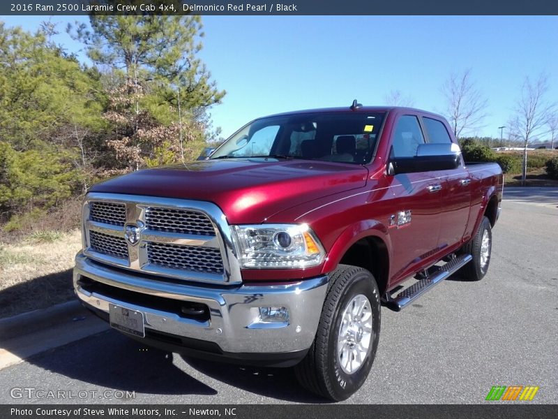Delmonico Red Pearl / Black 2016 Ram 2500 Laramie Crew Cab 4x4