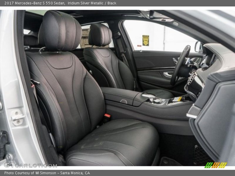 Iridium Silver Metallic / Black 2017 Mercedes-Benz S 550 Sedan