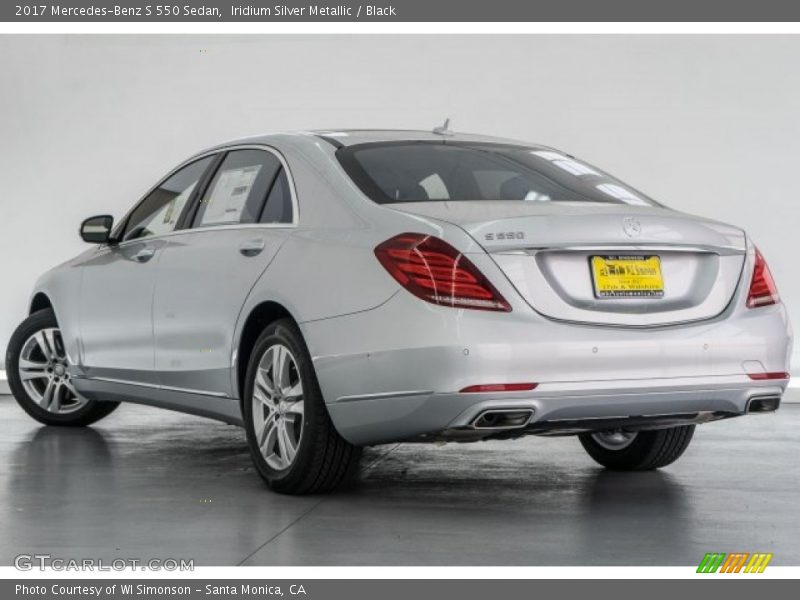 Iridium Silver Metallic / Black 2017 Mercedes-Benz S 550 Sedan