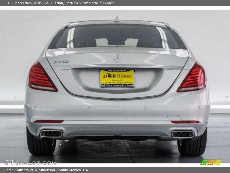 Iridium Silver Metallic / Black 2017 Mercedes-Benz S 550 Sedan