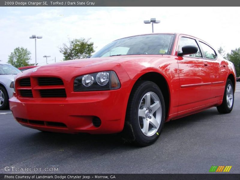 TorRed / Dark Slate Gray 2009 Dodge Charger SE