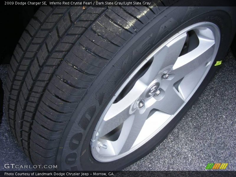 Inferno Red Crystal Pearl / Dark Slate Gray/Light Slate Gray 2009 Dodge Charger SE