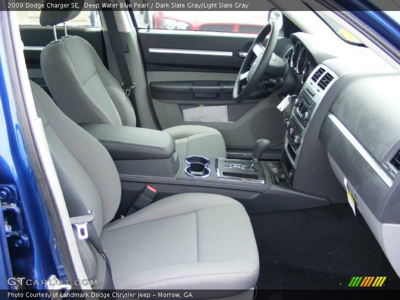 Deep Water Blue Pearl / Dark Slate Gray/Light Slate Gray 2009 Dodge Charger SE