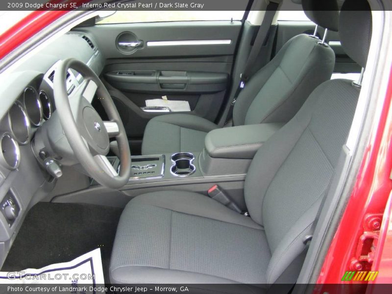 Inferno Red Crystal Pearl / Dark Slate Gray 2009 Dodge Charger SE