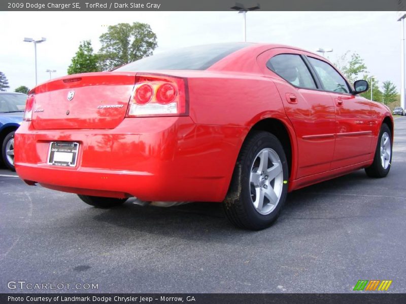 TorRed / Dark Slate Gray 2009 Dodge Charger SE