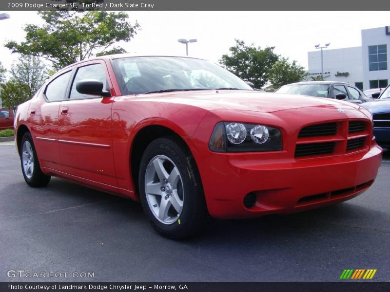 TorRed / Dark Slate Gray 2009 Dodge Charger SE