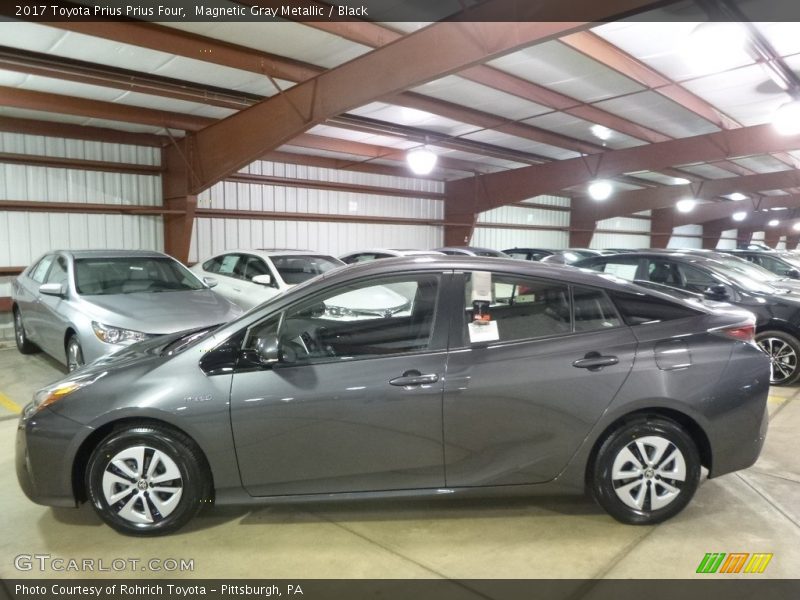 Magnetic Gray Metallic / Black 2017 Toyota Prius Prius Four