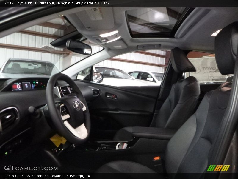Magnetic Gray Metallic / Black 2017 Toyota Prius Prius Four