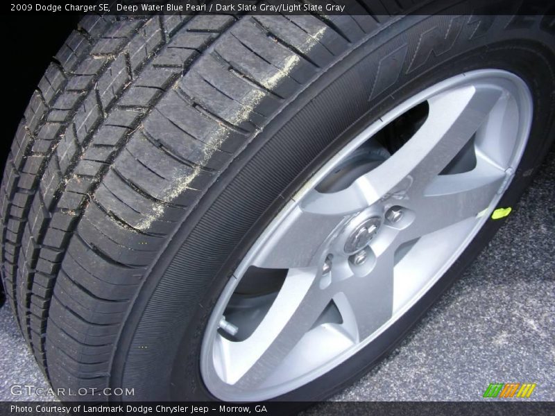 Deep Water Blue Pearl / Dark Slate Gray/Light Slate Gray 2009 Dodge Charger SE