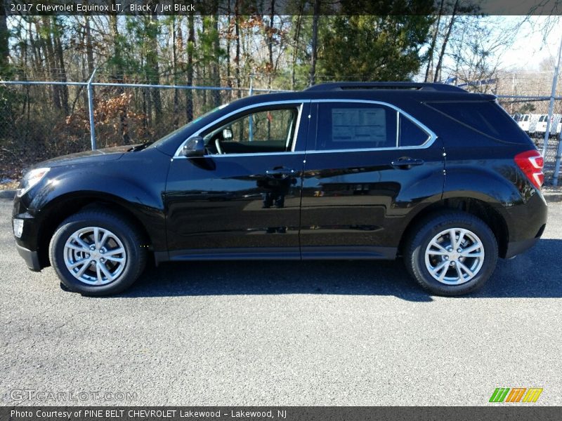 Black / Jet Black 2017 Chevrolet Equinox LT