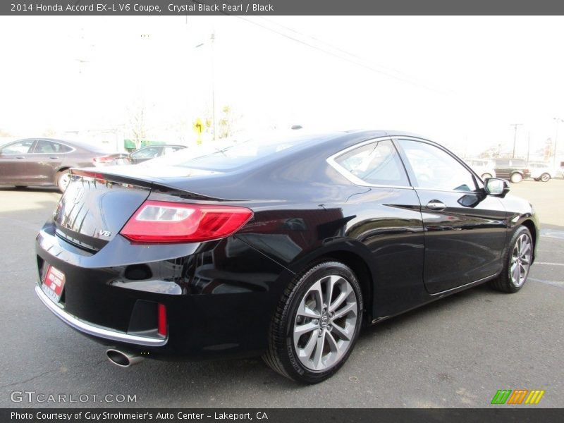 Crystal Black Pearl / Black 2014 Honda Accord EX-L V6 Coupe