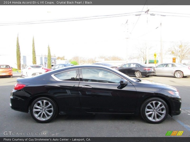 Crystal Black Pearl / Black 2014 Honda Accord EX-L V6 Coupe