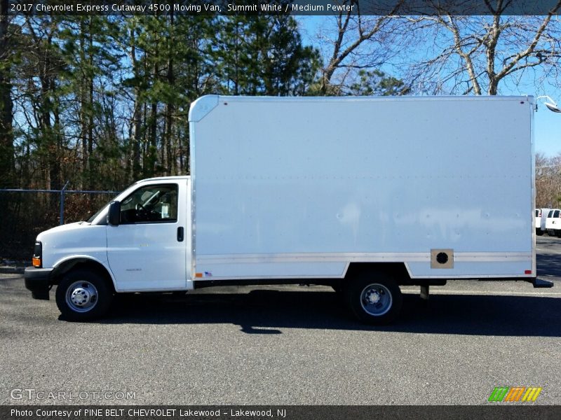 Summit White / Medium Pewter 2017 Chevrolet Express Cutaway 4500 Moving Van