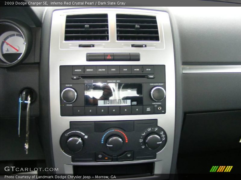 Inferno Red Crystal Pearl / Dark Slate Gray 2009 Dodge Charger SE