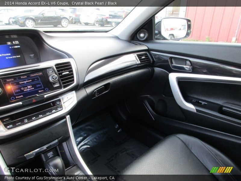 Crystal Black Pearl / Black 2014 Honda Accord EX-L V6 Coupe