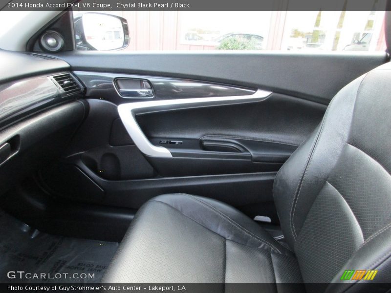 Crystal Black Pearl / Black 2014 Honda Accord EX-L V6 Coupe