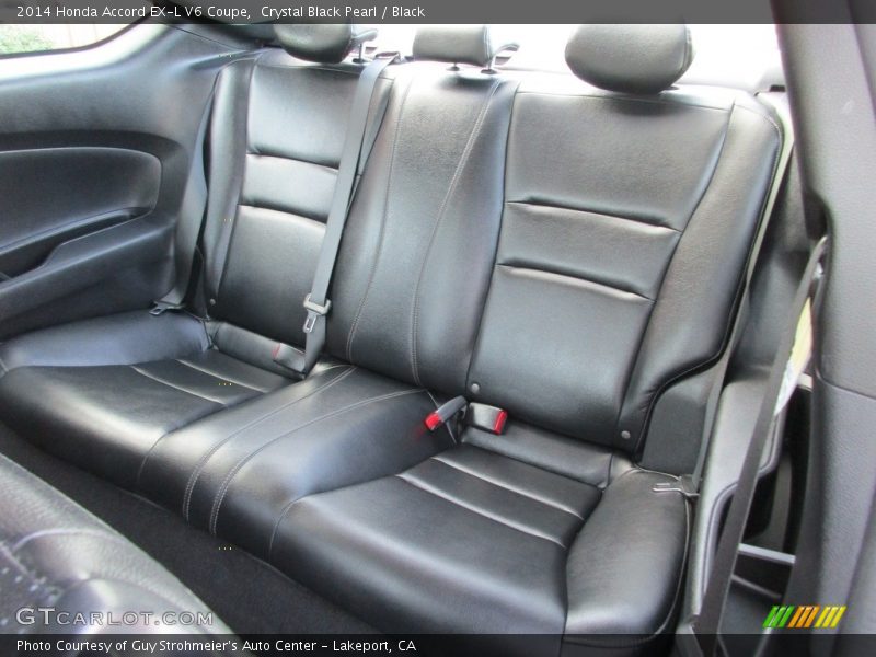 Crystal Black Pearl / Black 2014 Honda Accord EX-L V6 Coupe