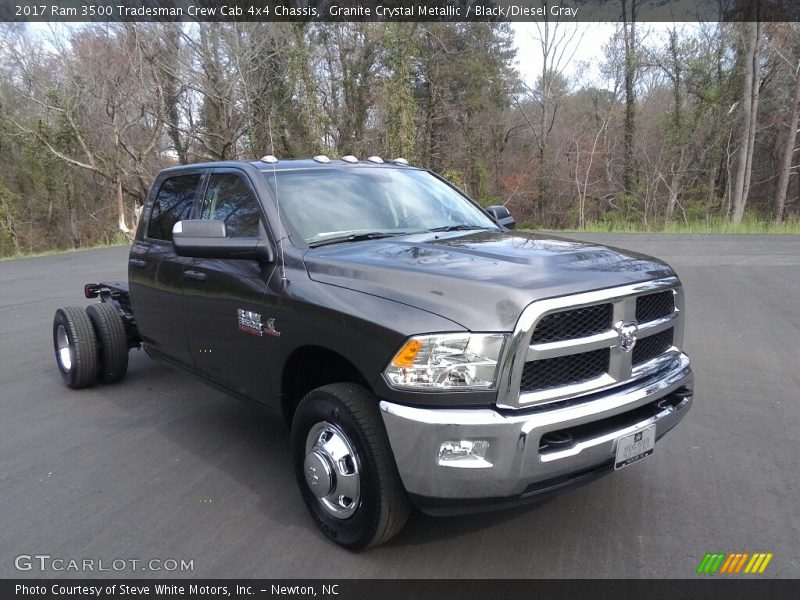 Granite Crystal Metallic / Black/Diesel Gray 2017 Ram 3500 Tradesman Crew Cab 4x4 Chassis