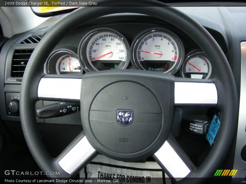 TorRed / Dark Slate Gray 2009 Dodge Charger SE