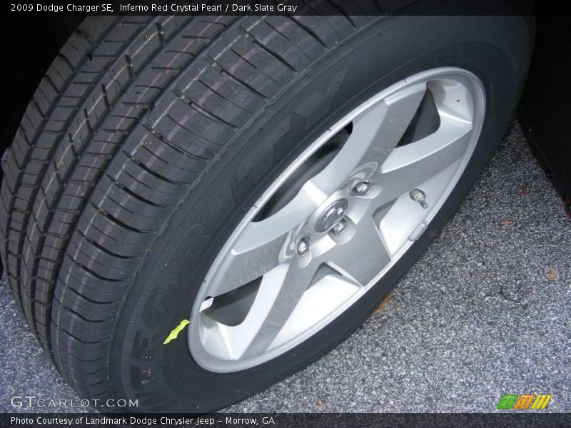 Inferno Red Crystal Pearl / Dark Slate Gray 2009 Dodge Charger SE