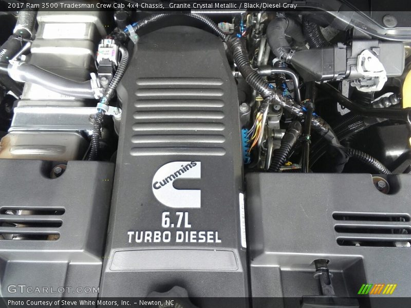Granite Crystal Metallic / Black/Diesel Gray 2017 Ram 3500 Tradesman Crew Cab 4x4 Chassis