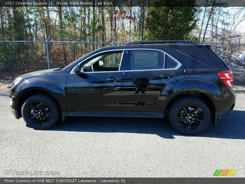 Mosaic Black Metallic / Jet Black 2017 Chevrolet Equinox LT
