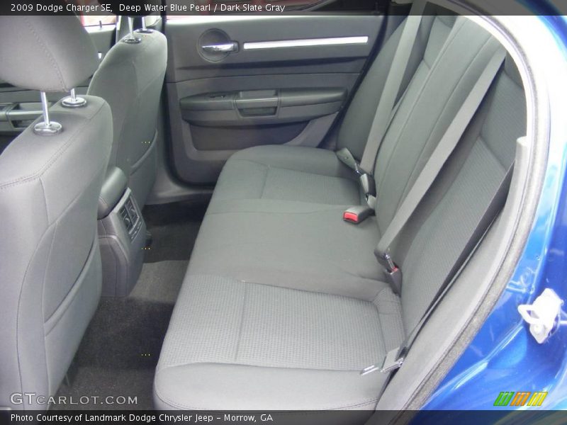 Deep Water Blue Pearl / Dark Slate Gray 2009 Dodge Charger SE