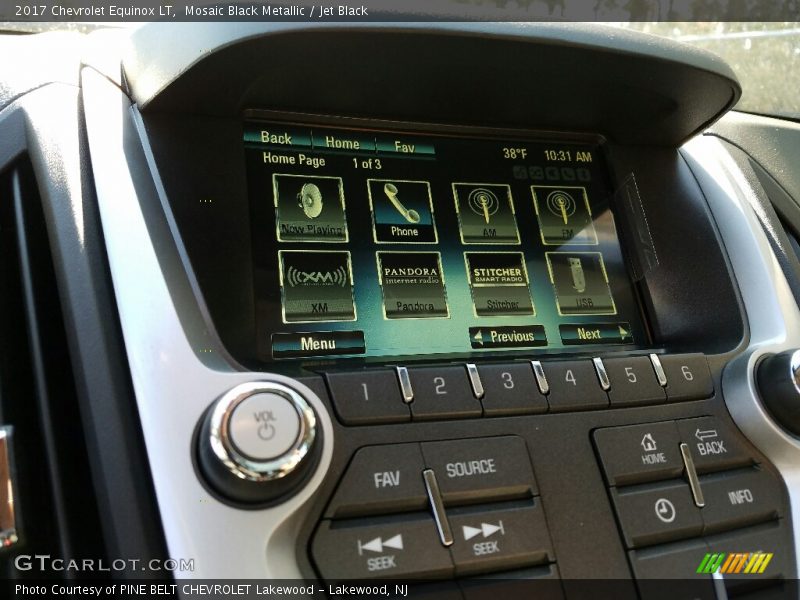 Mosaic Black Metallic / Jet Black 2017 Chevrolet Equinox LT