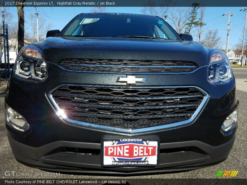 Nightfall Gray Metallic / Jet Black 2017 Chevrolet Equinox LT