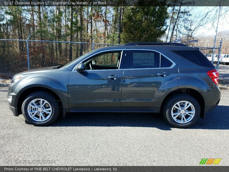 Nightfall Gray Metallic / Jet Black 2017 Chevrolet Equinox LT