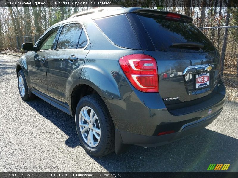 Nightfall Gray Metallic / Jet Black 2017 Chevrolet Equinox LT