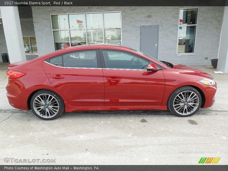 Red / Black 2017 Hyundai Elantra Sport