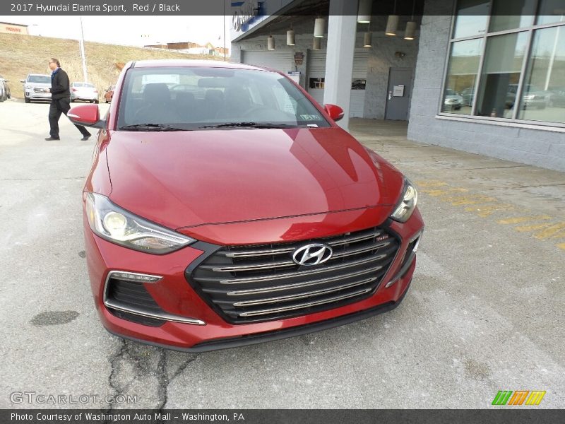 Red / Black 2017 Hyundai Elantra Sport