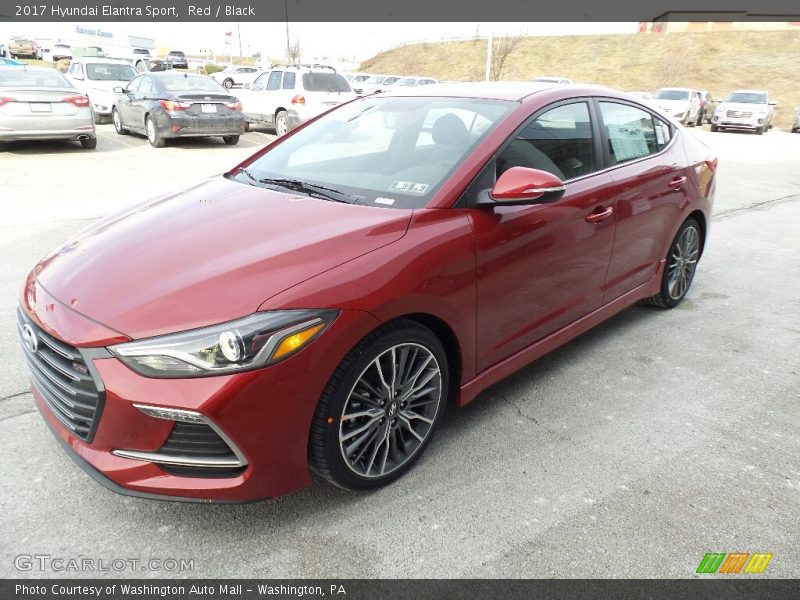 Red / Black 2017 Hyundai Elantra Sport