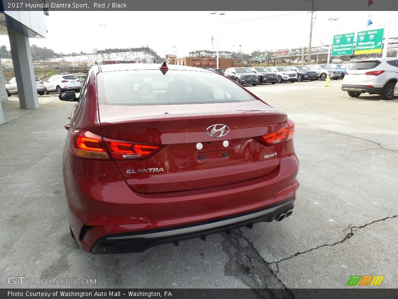 Red / Black 2017 Hyundai Elantra Sport