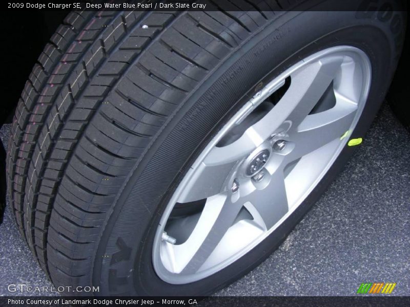 Deep Water Blue Pearl / Dark Slate Gray 2009 Dodge Charger SE
