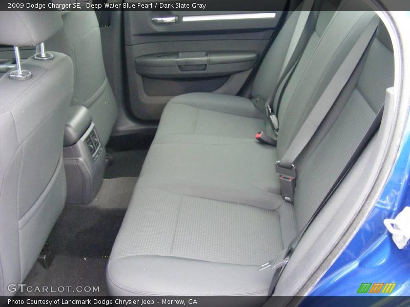 Deep Water Blue Pearl / Dark Slate Gray 2009 Dodge Charger SE