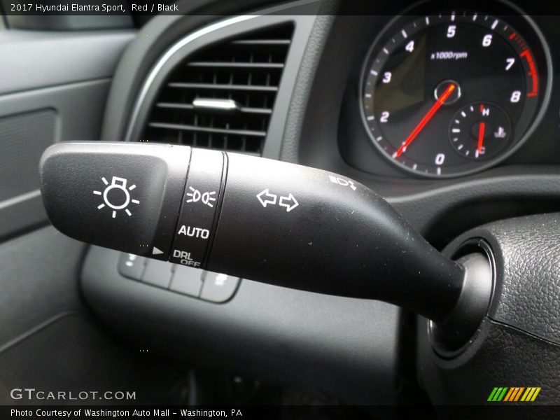 Controls of 2017 Elantra Sport