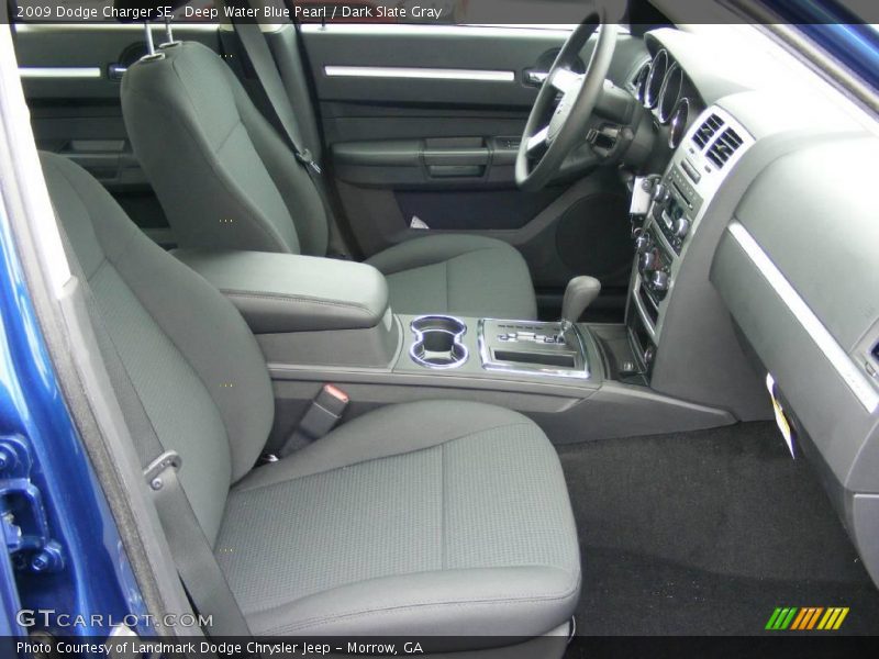 Deep Water Blue Pearl / Dark Slate Gray 2009 Dodge Charger SE