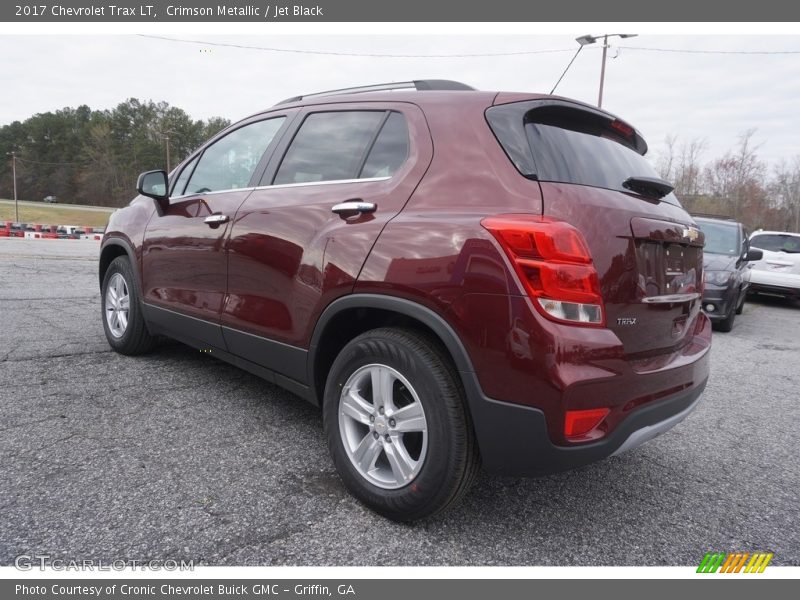 Crimson Metallic / Jet Black 2017 Chevrolet Trax LT