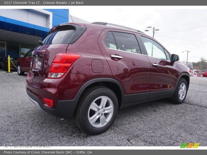 Crimson Metallic / Jet Black 2017 Chevrolet Trax LT
